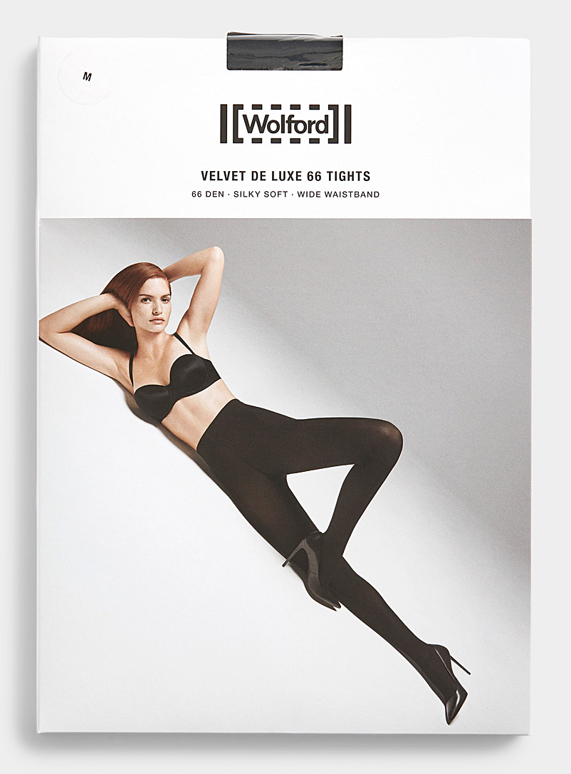 Monochrome velvety tights 60 denier - Opaque product image 2