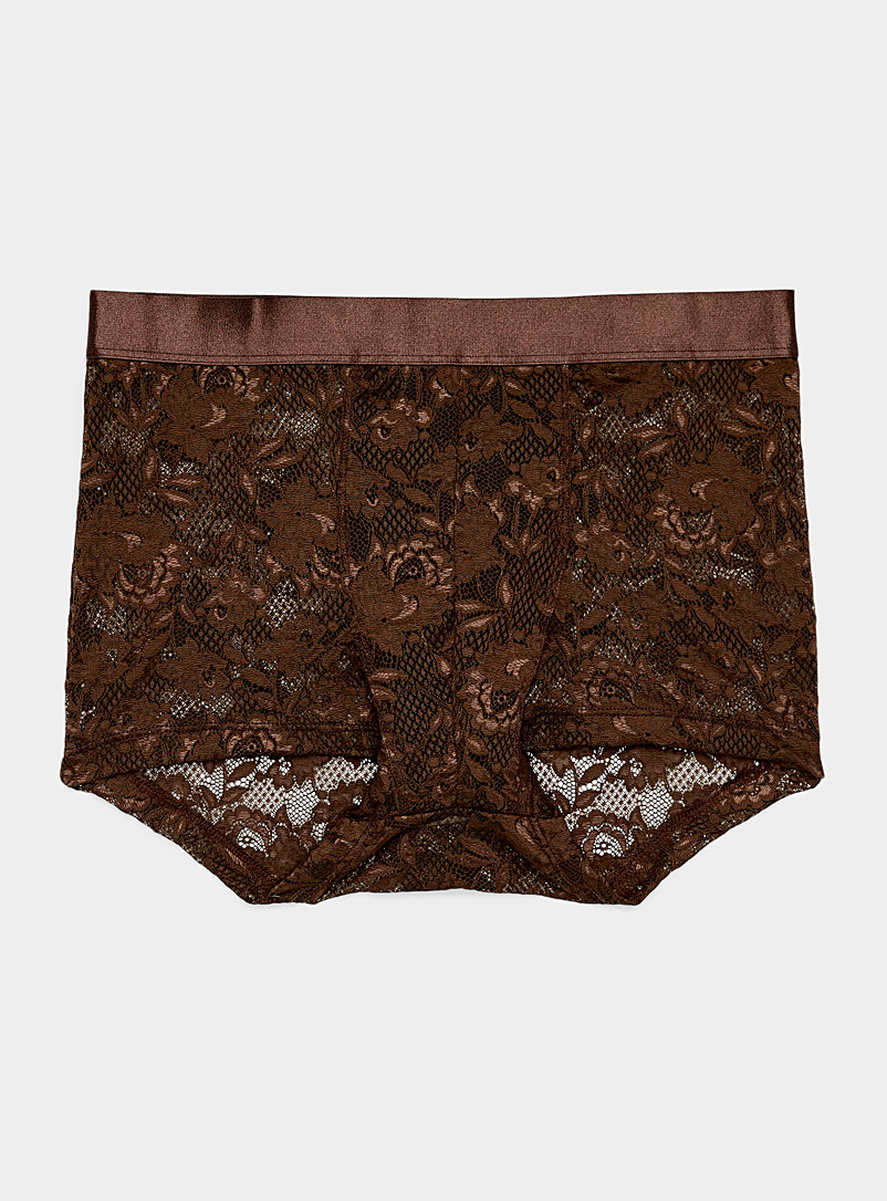 Never Say Never lace boxer brief