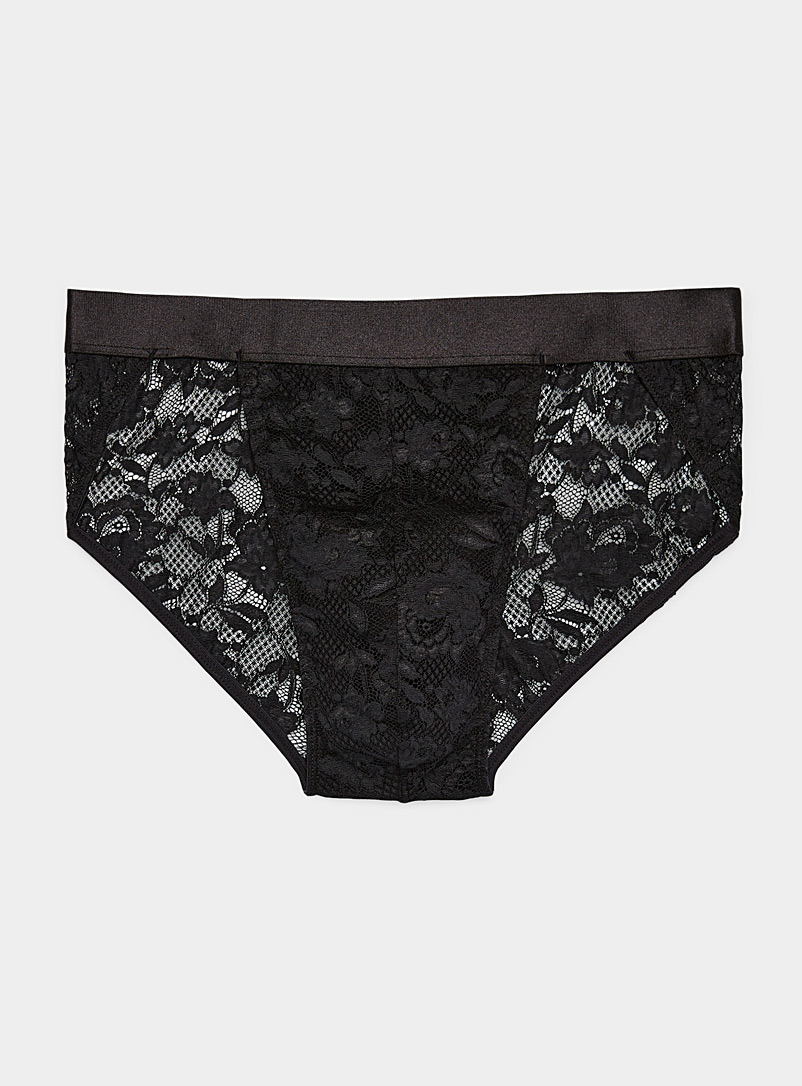 Never Say Never lace brief