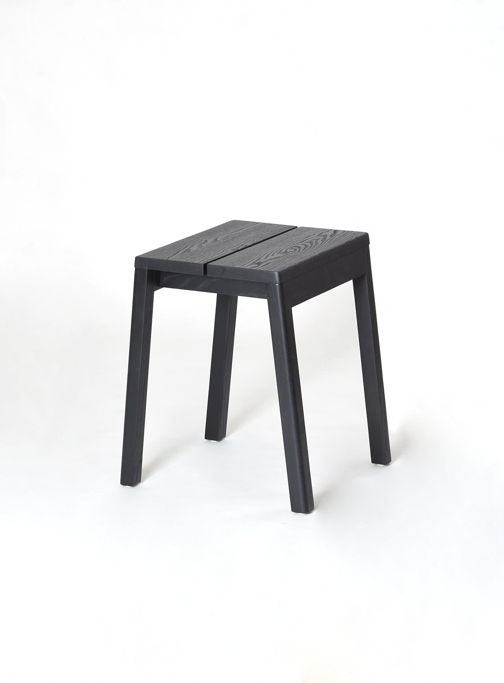Essai Mobilier Same, Same Wooden Stool In Black