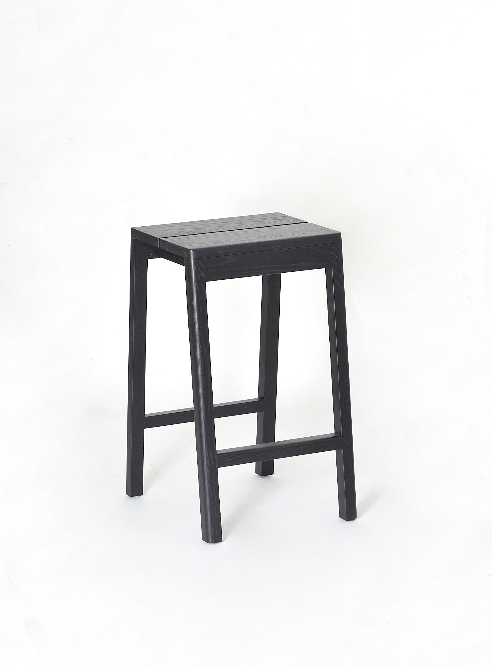 Essai Mobilier Same, Same Wooden Counter Stool In Black