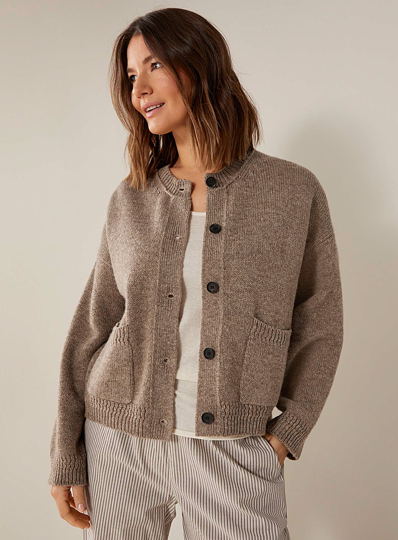Cobe pure wool lounge cardigan | Aiayu | Women's Pyjamas and