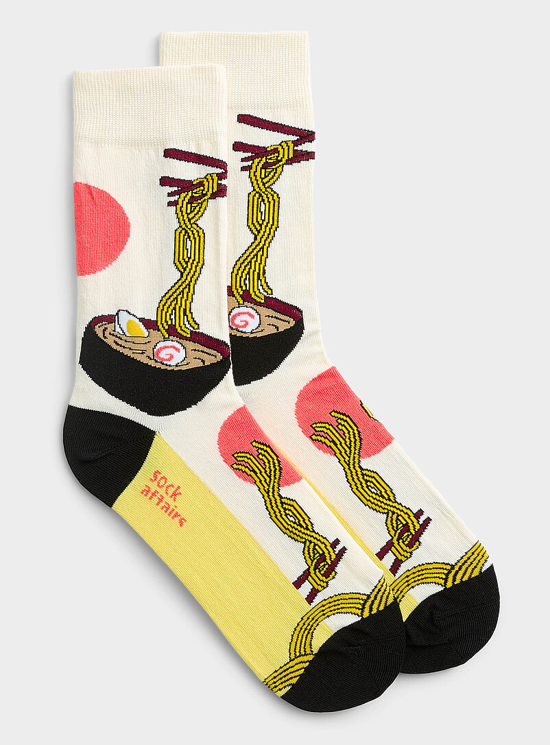 Delicious ramen socks product image (primary)