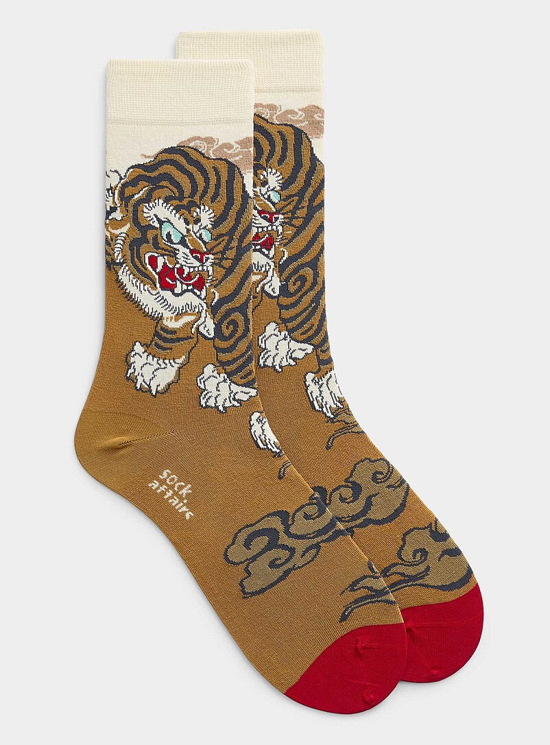 Tiger Tattoo Socks