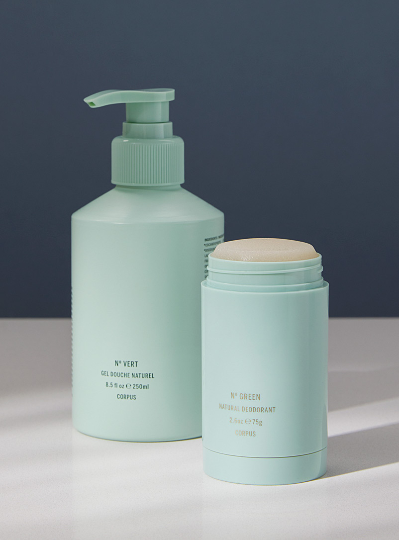 Corpus Green N° Green natural shower gel and deodorant set for men