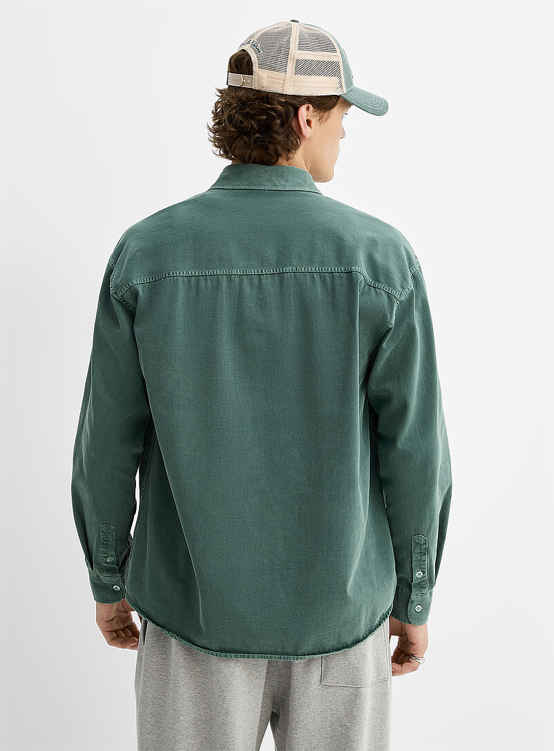 Loose twill shirt Imported from Seoul product image 2