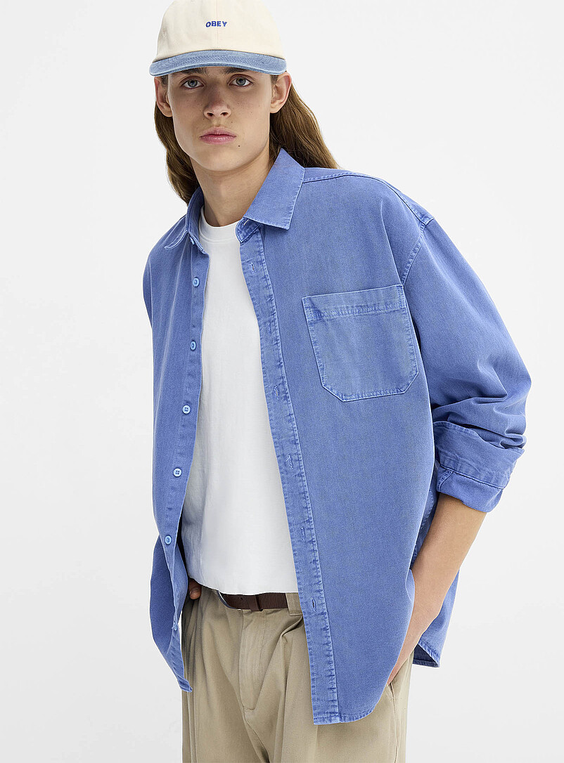 Loose Twill Shirt Imported From Seoul