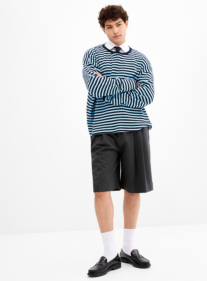 Banker stripe Bermudas Imported from Seoul product image (primary)
