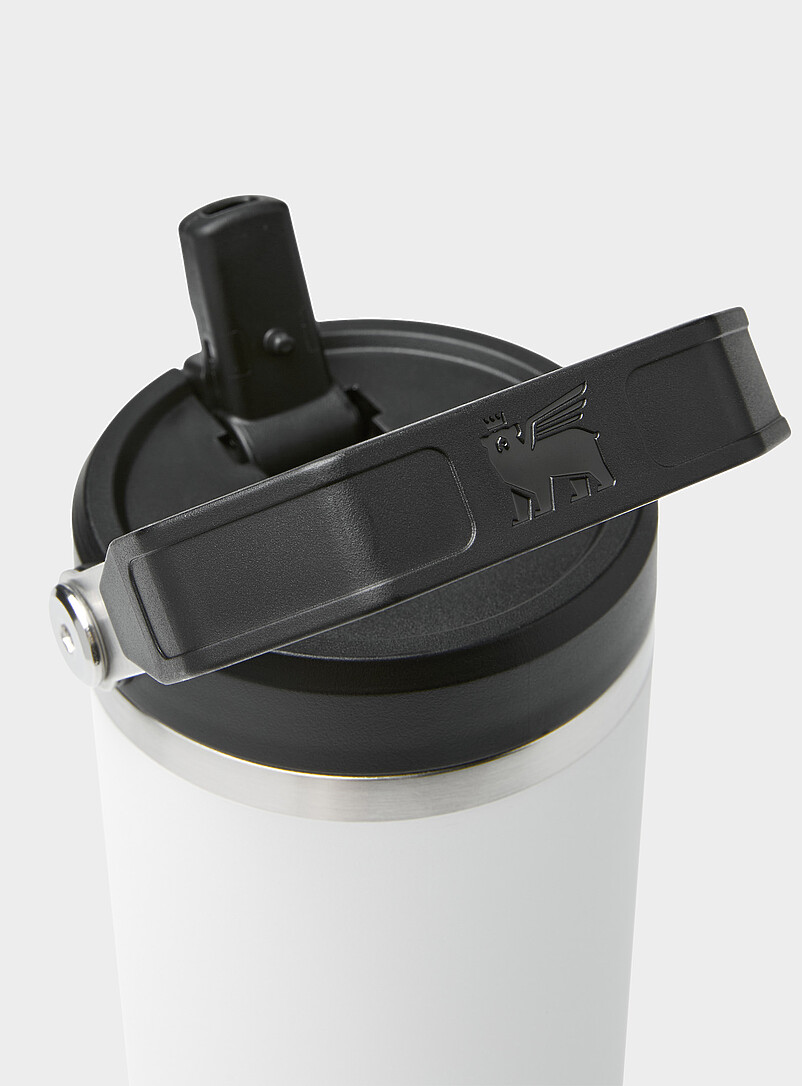 Stanley: Le gobelet isotherme &agrave; poign&eacute;e Flip Straw 30 oz Noir pour homme