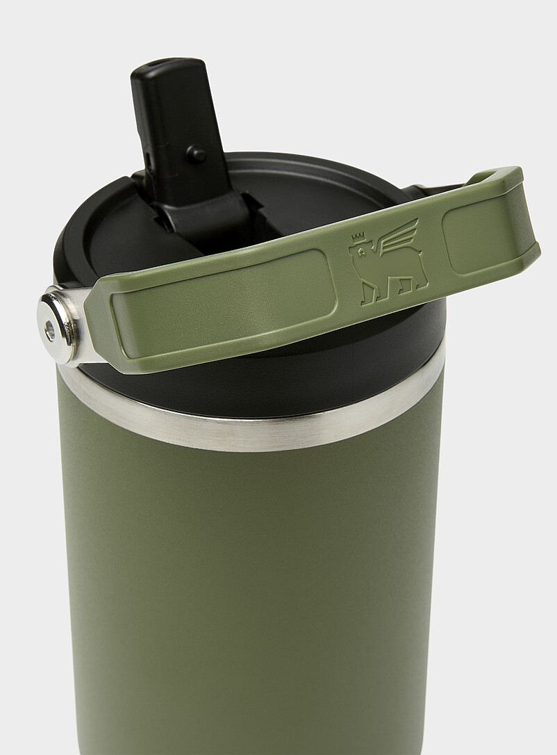 Stanley Beige/Greige Flip Straw 30 oz insulated handle tumbler for men