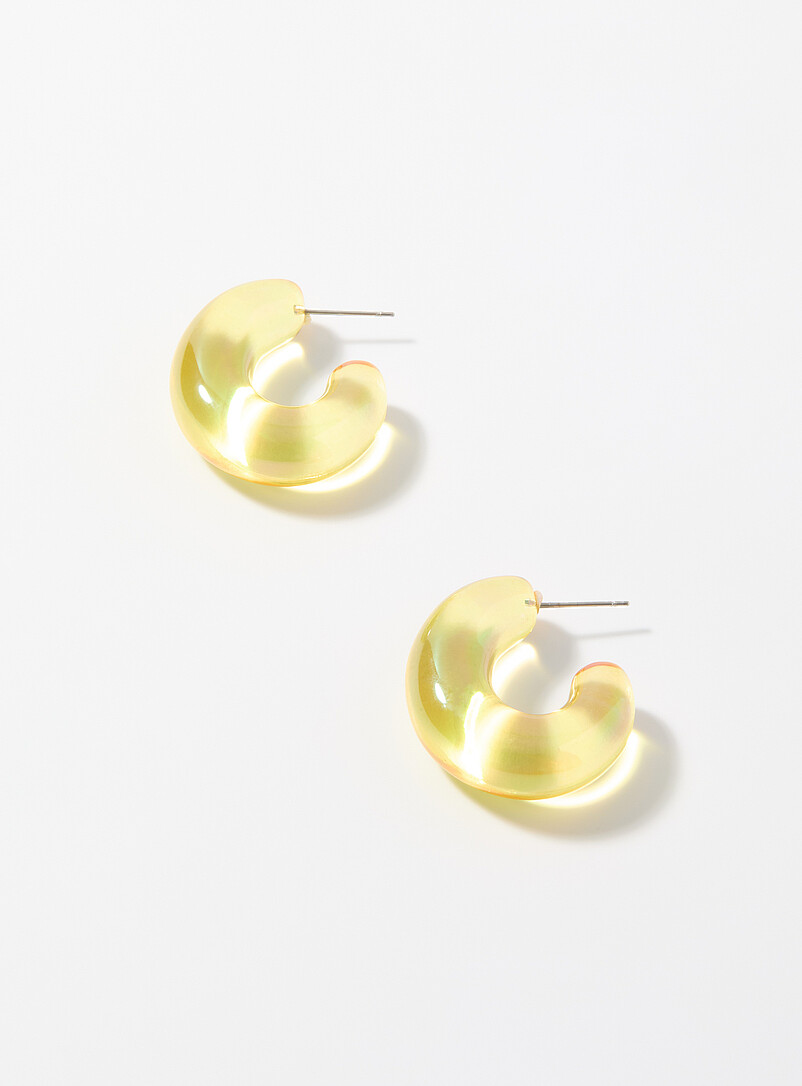 Domed translucent half-rings product image (primary)