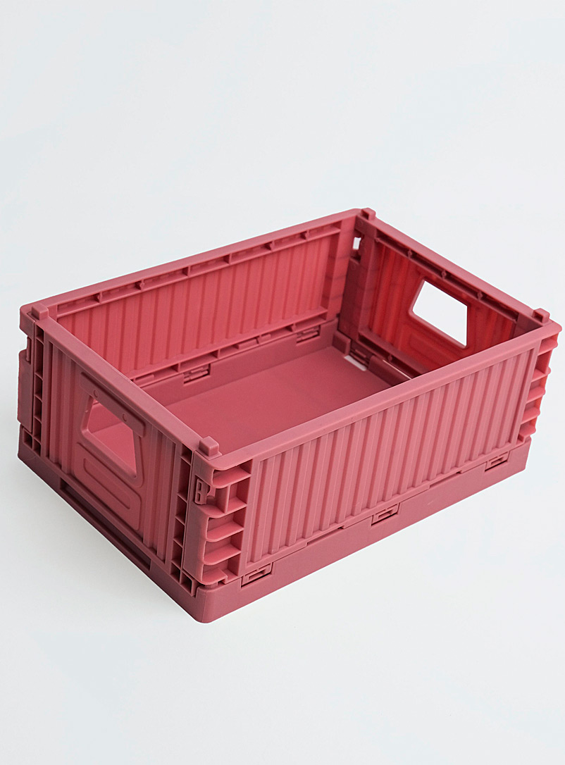 Humber Pink Colourful large foldable baskets Set of 5