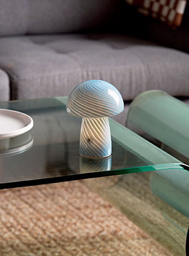 Humber: La lampe de table champignon sans fil Blanc