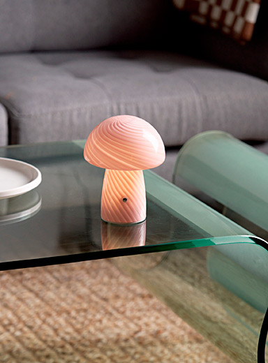 Humber: La lampe de table champignon sans fil Blanc