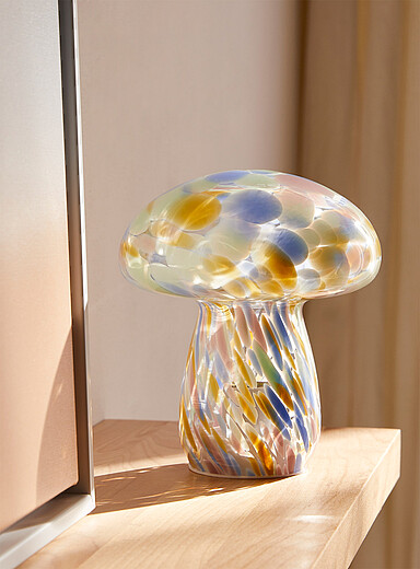 Humber: La grande lampe champignon portable confettis Orange assorti