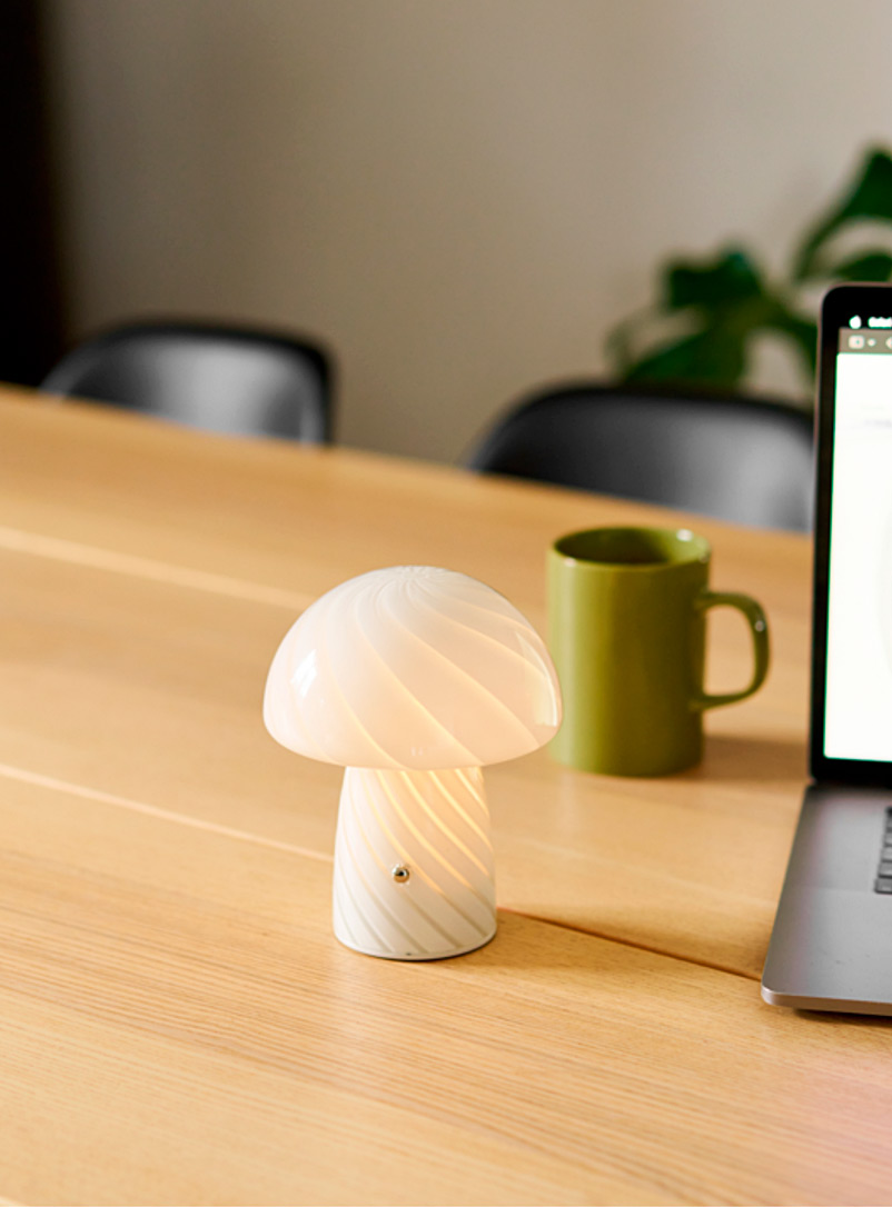 Cordless mushroom table lamp product image 3