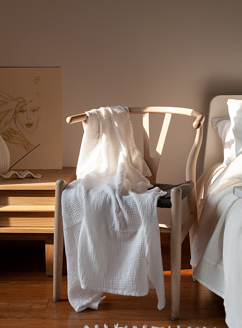 Maison &Eacute;color&eacute;s Sage green Bohemian versatile throw