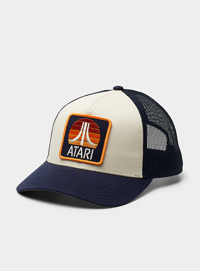 American Needle Patterned navy  Atari trucker cap for men