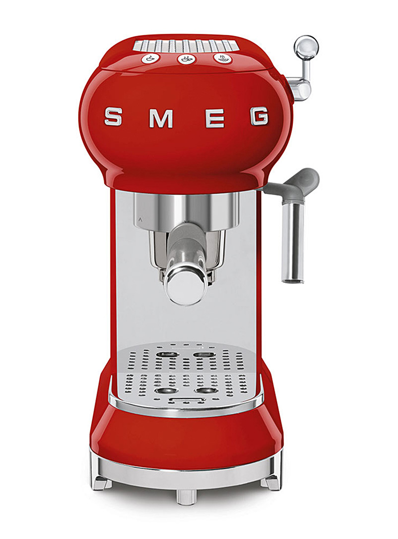 Smeg Red Manual espresso coffee machine