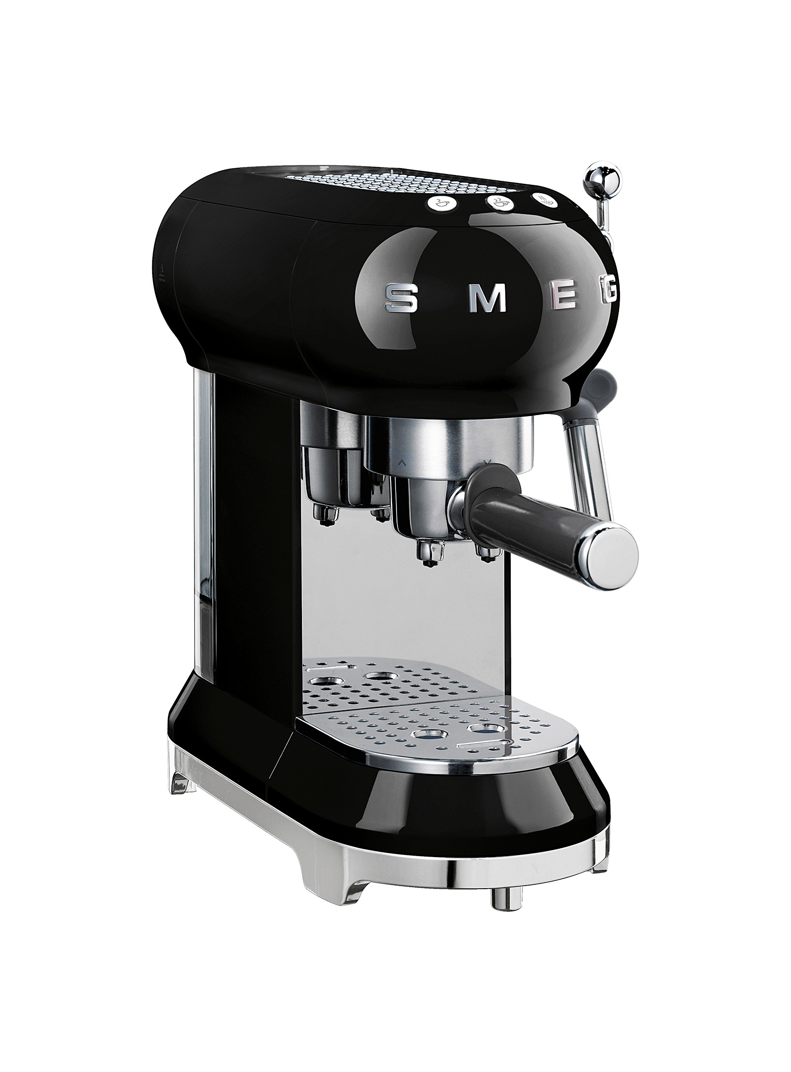 Smeg Manual Espresso Coffee Machine In Black