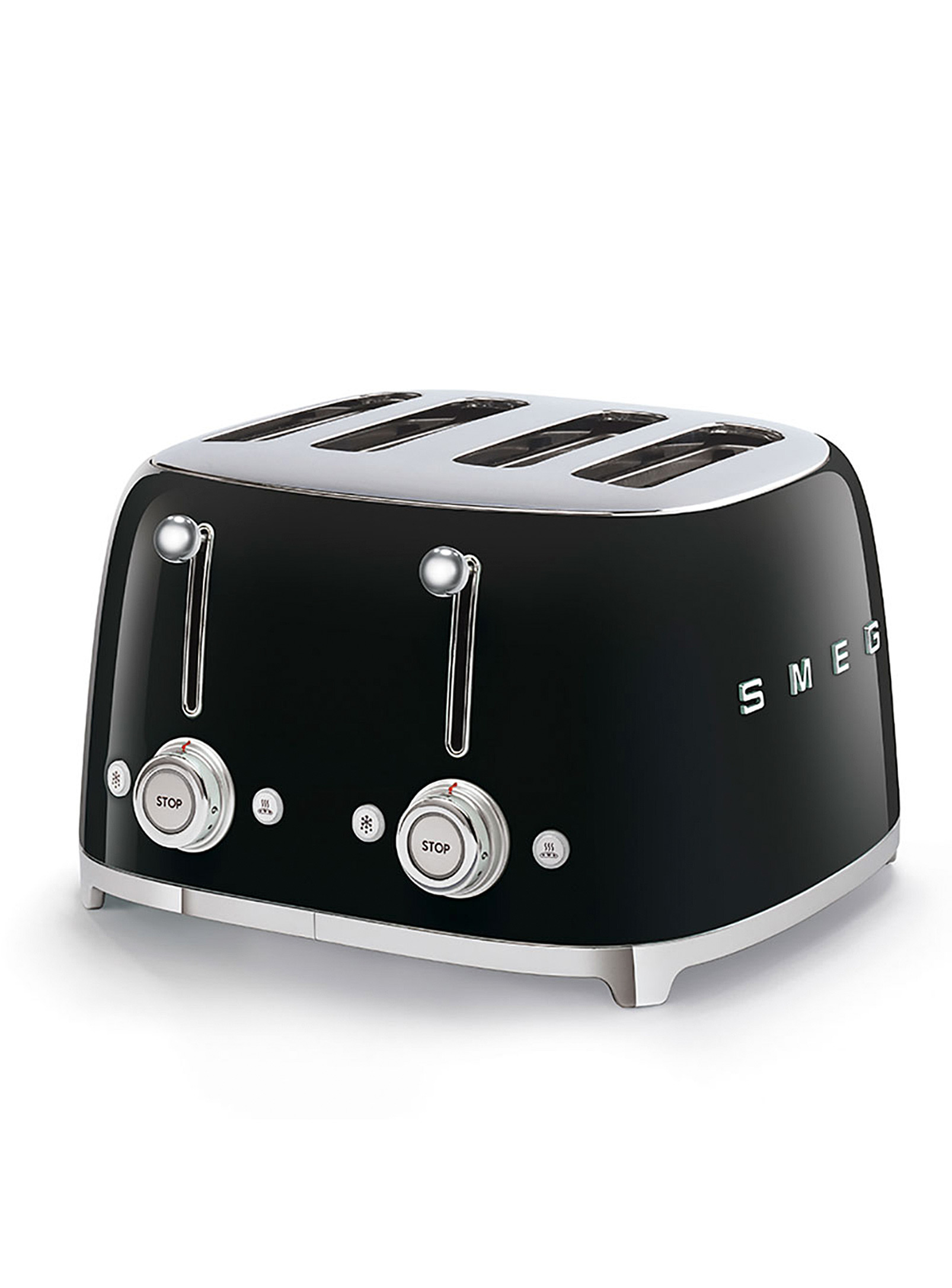 Smeg Retro 4-slice Toaster In Black