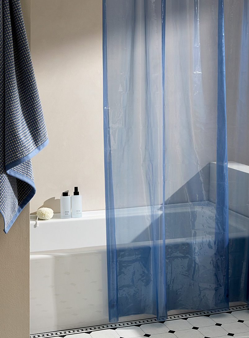 Simons Maison Blue Monochrome PEVA shower curtain