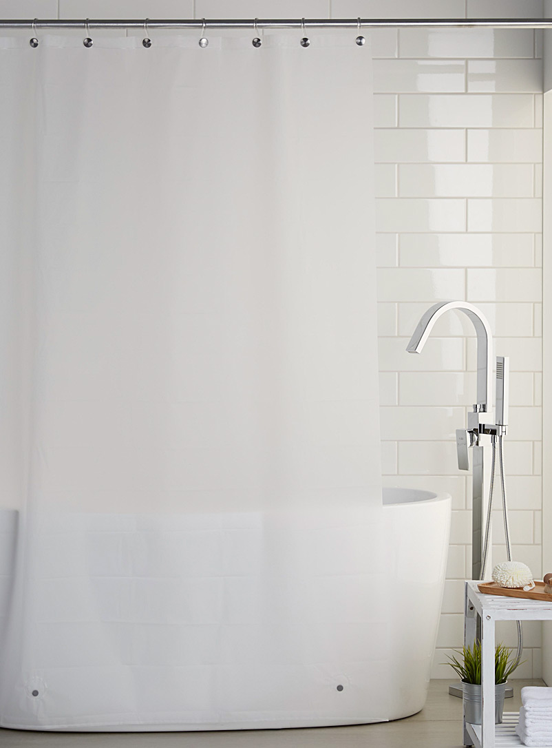 Frosted PEVA shower liner product image (primary)