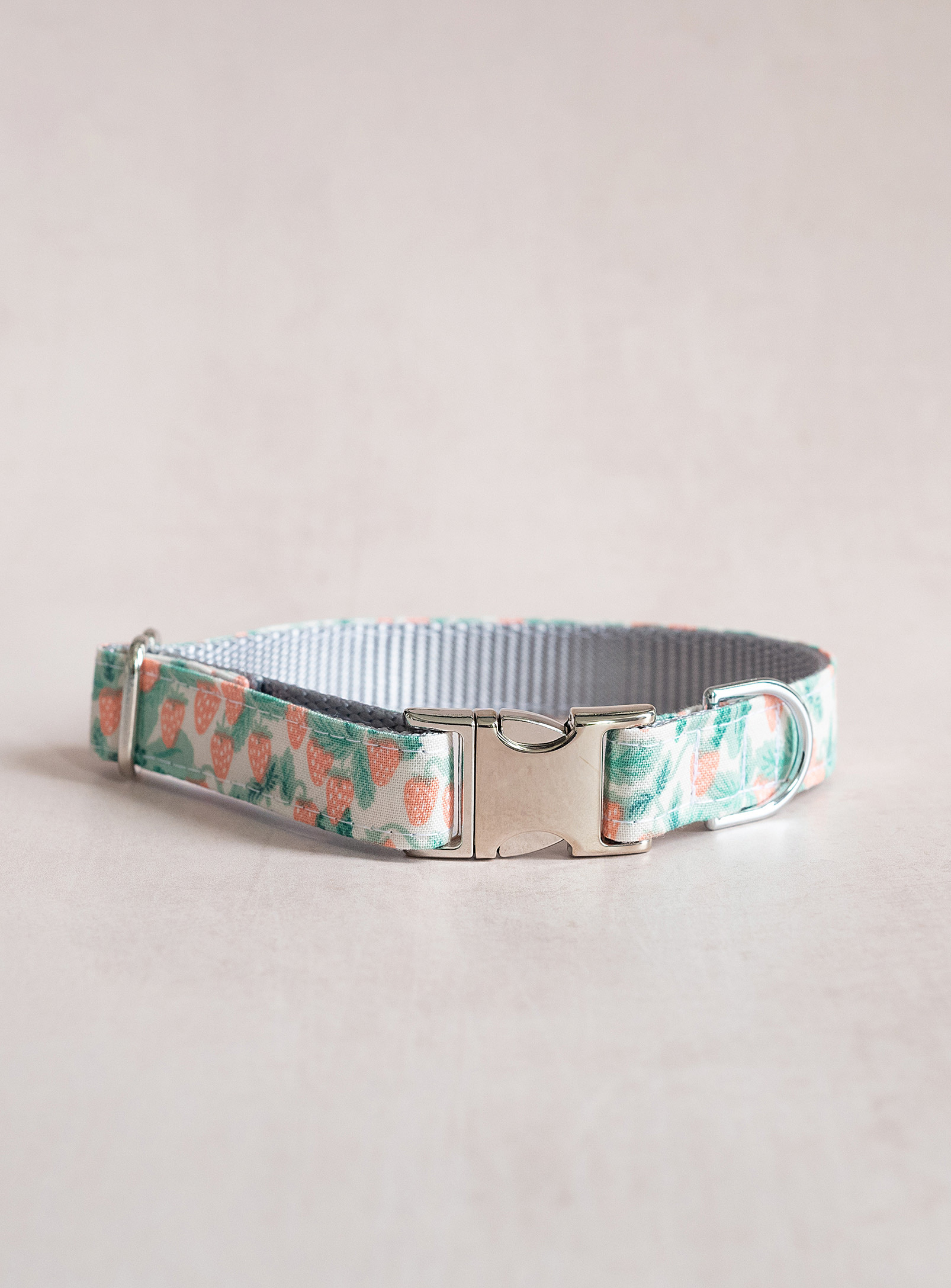 The Rover Boutique Colourful Pattern Dog Collar See Available Sizes In Pink