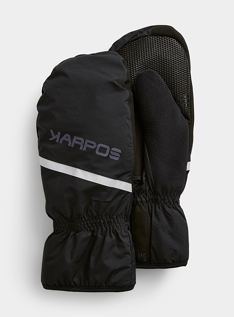 Karpos Black Marmolada insulated mittens for women