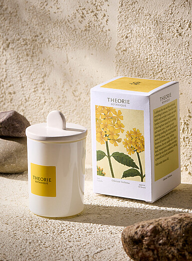 La bougie de soya parfum&eacute;e Verveine odorante