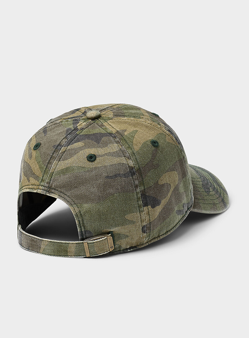 Le 31: La casquette Yankees de New York camouflage Vert &agrave; motifs pour homme