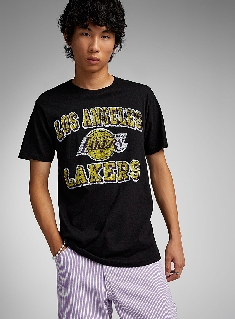 Djab: Le t-shirt graphique Lakers Noir pour homme