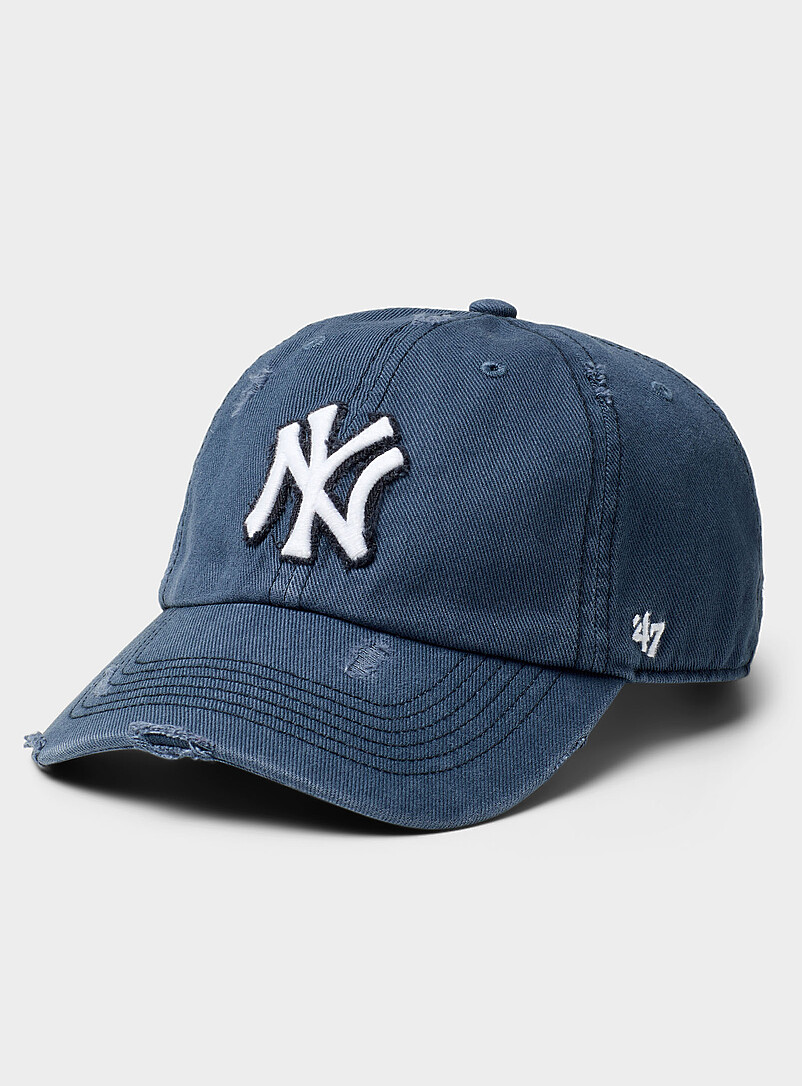 Worn-look baseball logo cap product image (primary)