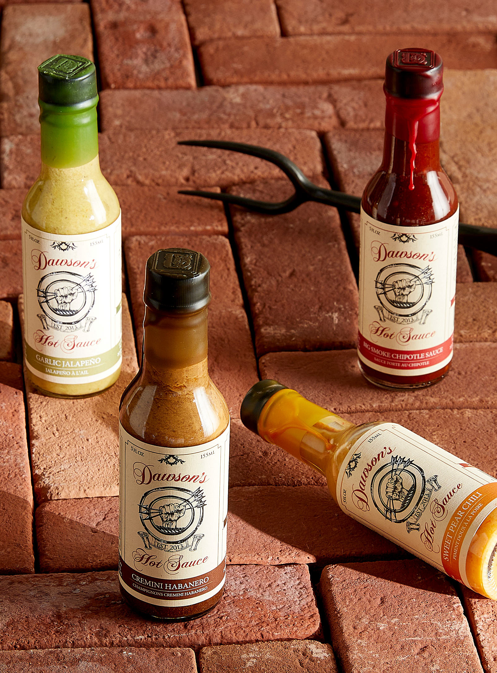 Dawson's Hot Sauce - L'ensemble découverte 4 sauces