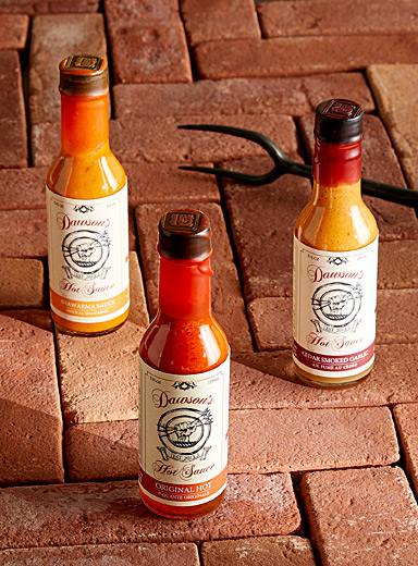 L'ensemble Hot Ones 3 sauces