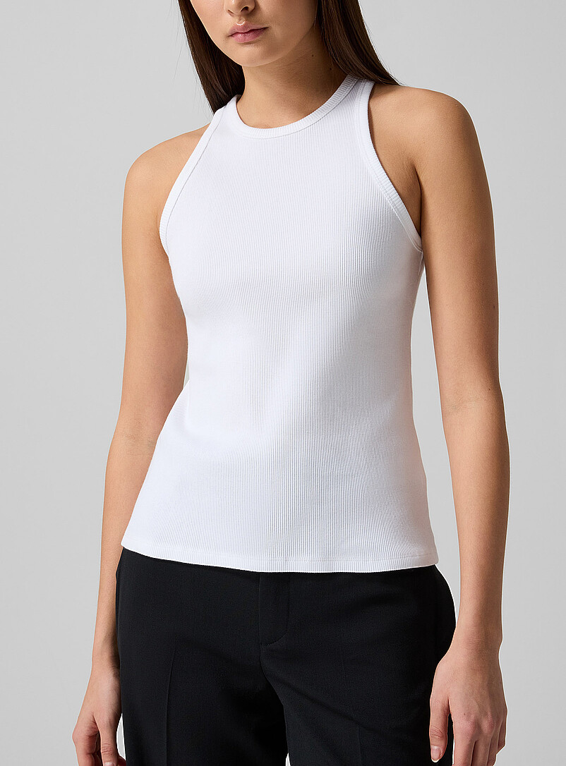 Ribbed Organic Cotton Tank Top