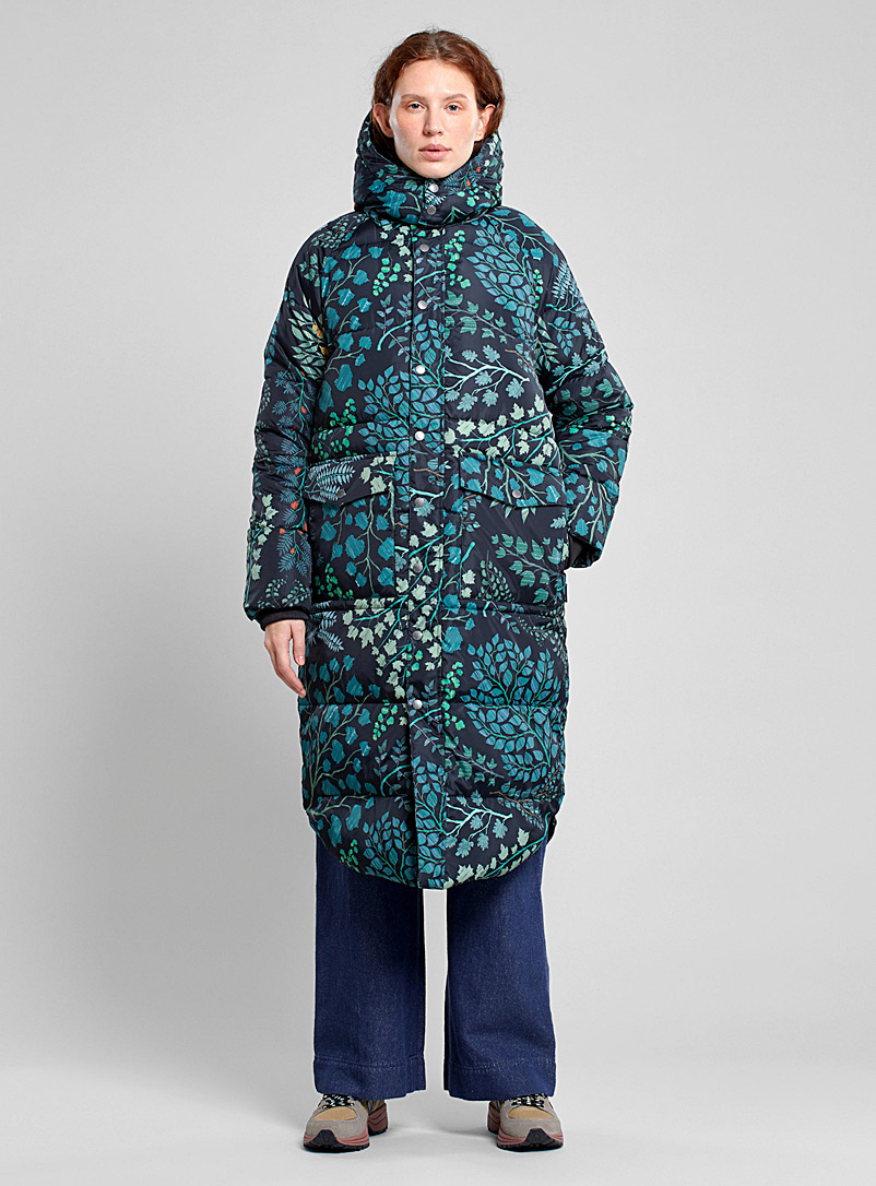 Floral Haparanda long puffer jacket, Dedicated, Women's Quilted and Down  Coats Fall/Winter 2019