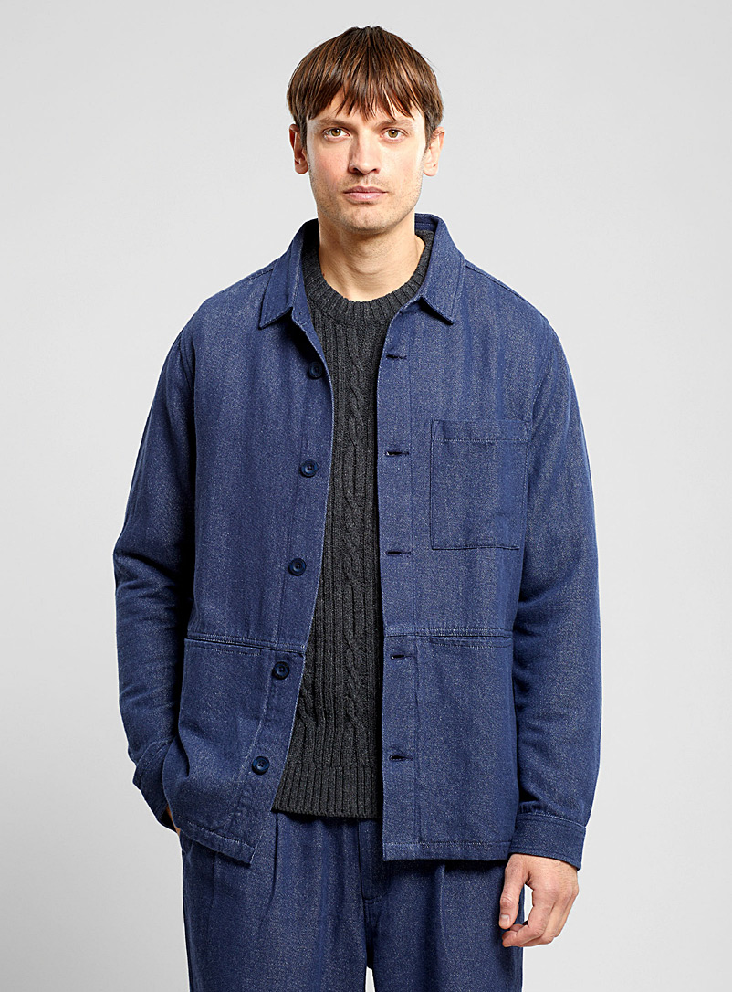 Dedicated Blue Fagersta worker jacket for error