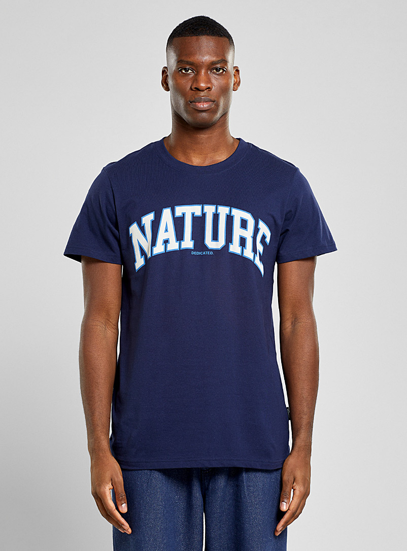 Dedicated Marine Blue Stockholm Nature T-shirt for error