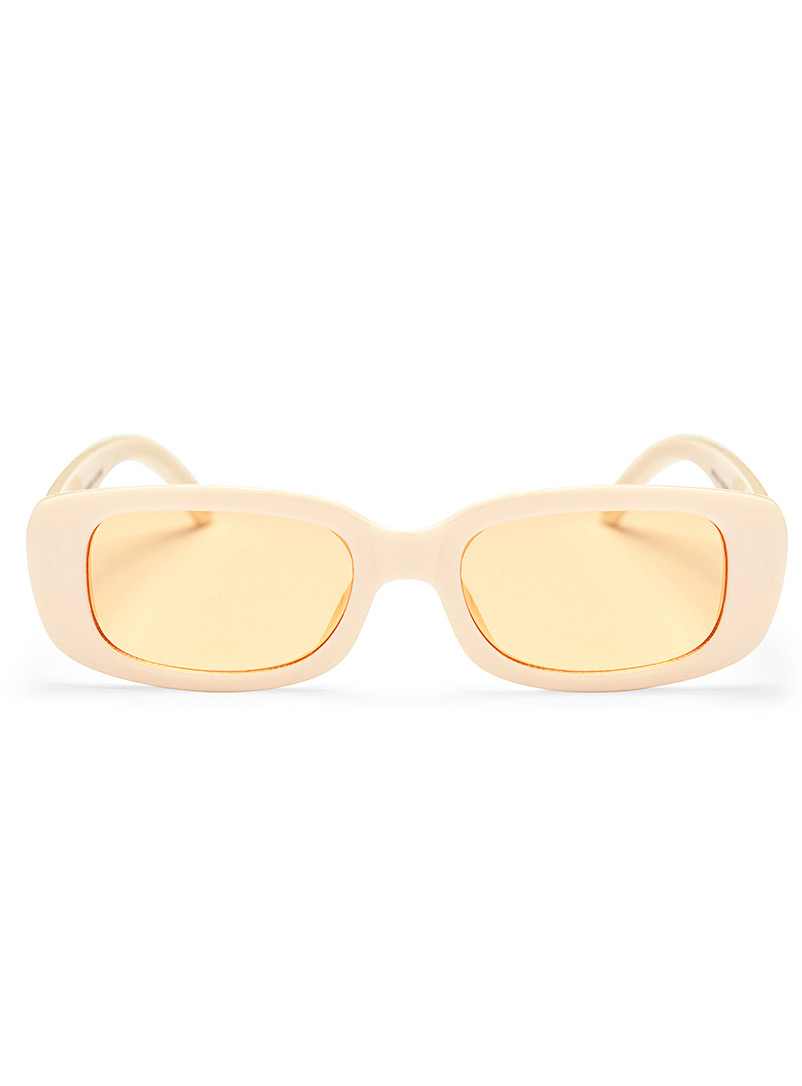 CHPO: Les lunettes de soleil Nicole Unisexes Beige crème pour 
