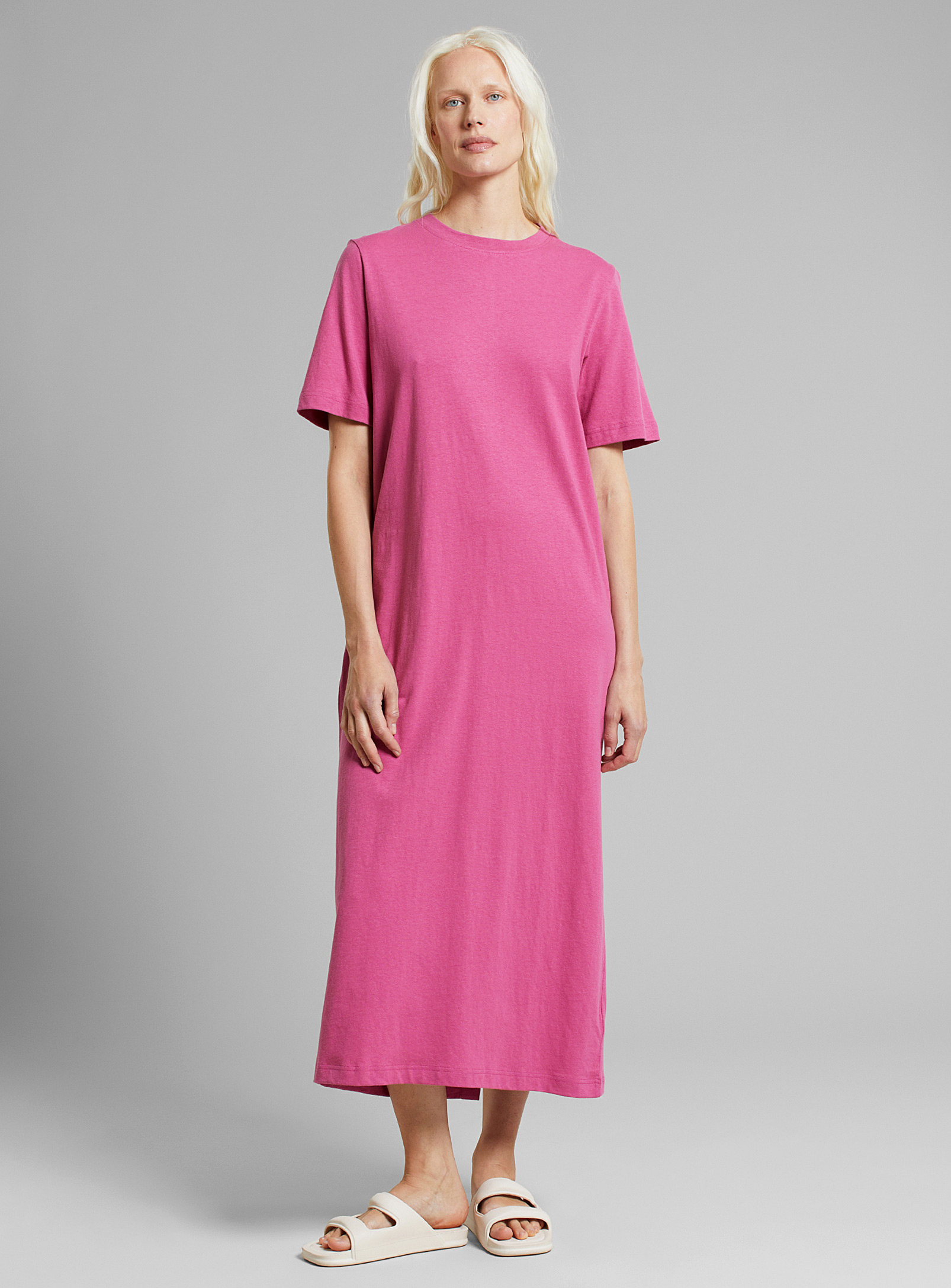 Dedicated - Lammhult hemp-cotton blend maxi T-shirt dress
