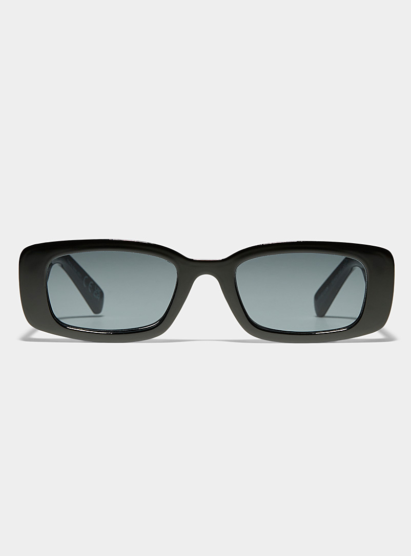 Simons Black Vaeda rectangular sunglasses for women
