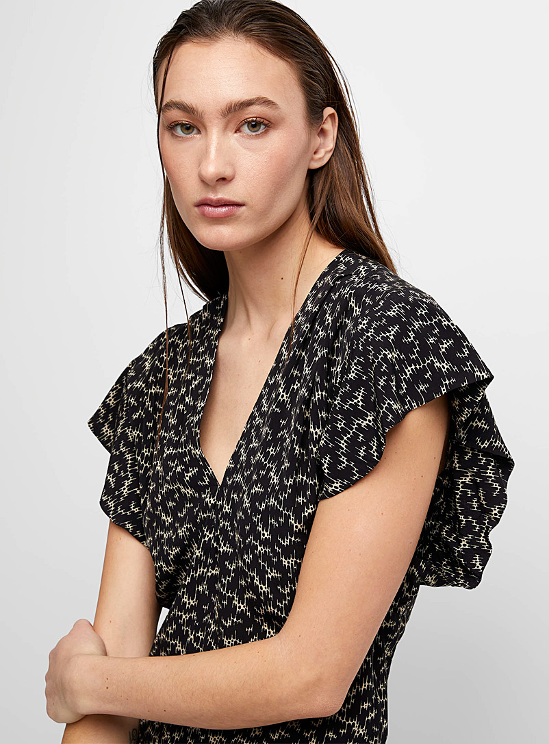 Isabel Marant Etoile Black Delocia blouse for women