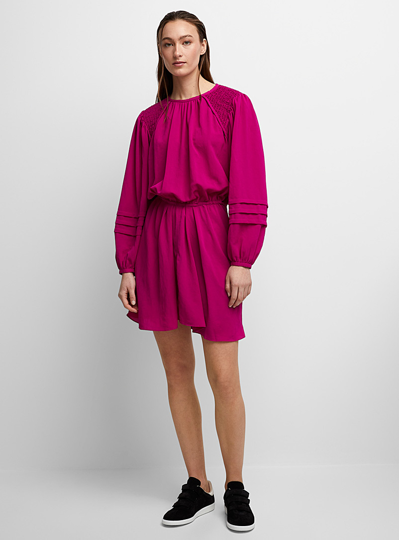 Isabel Marant Etoile Pink Ladjo crepe dress for women