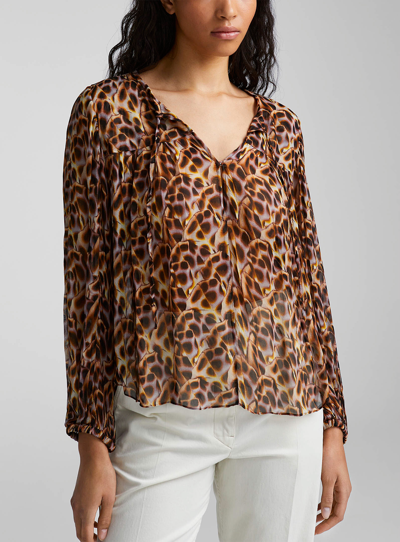 Isabel Marant Etoile - Women's Daytonea chiffon blouse