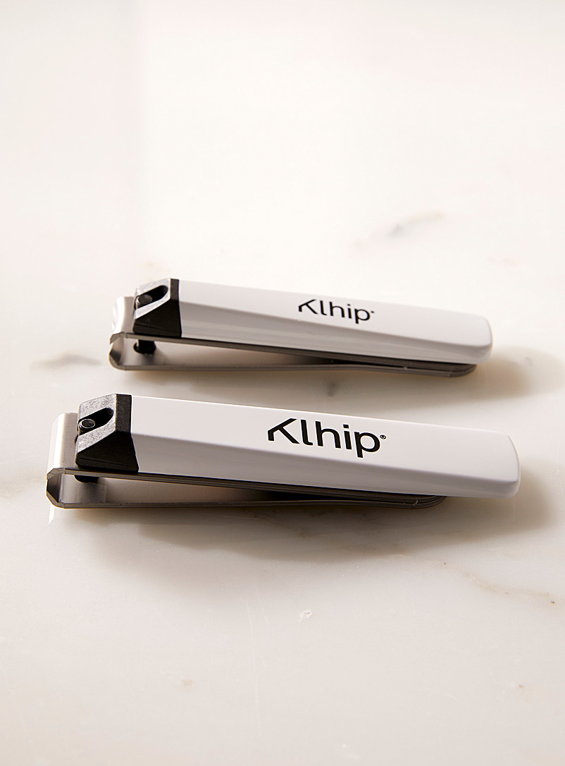 Klhip: L'ensemble de coupe-ongles classique Blanc pour homme