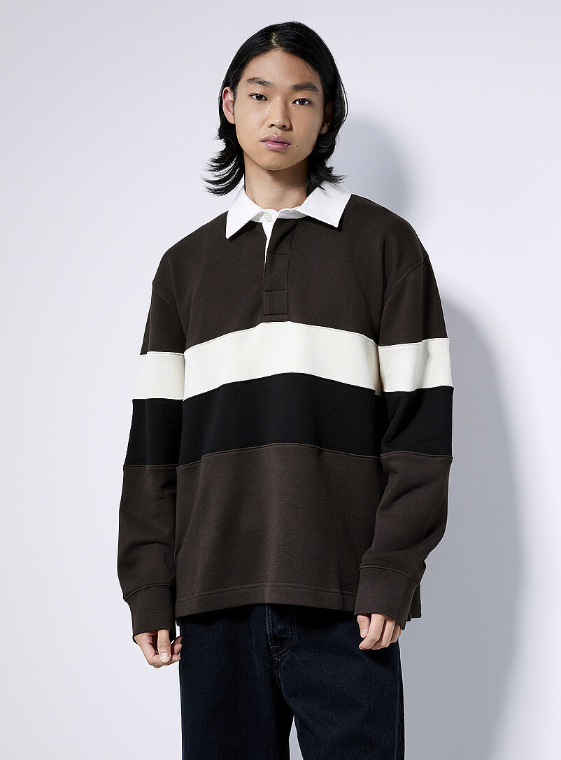 Simons Side Roughby Polos à motifs pour homme | Simons Canada