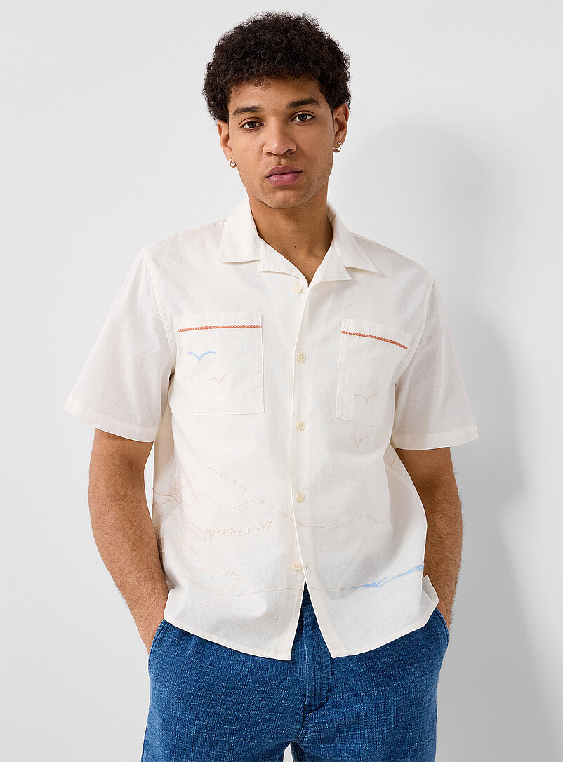 Didcot desert island embroidery shirt product image 3