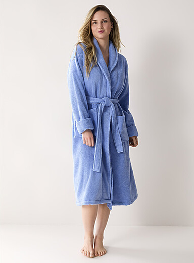 Peignoir Mi-long Femme En Microfibre – Absorbant, Doux, Avec Ceinture – Pour Automne, Confort Maison, Après La Douche - 4
