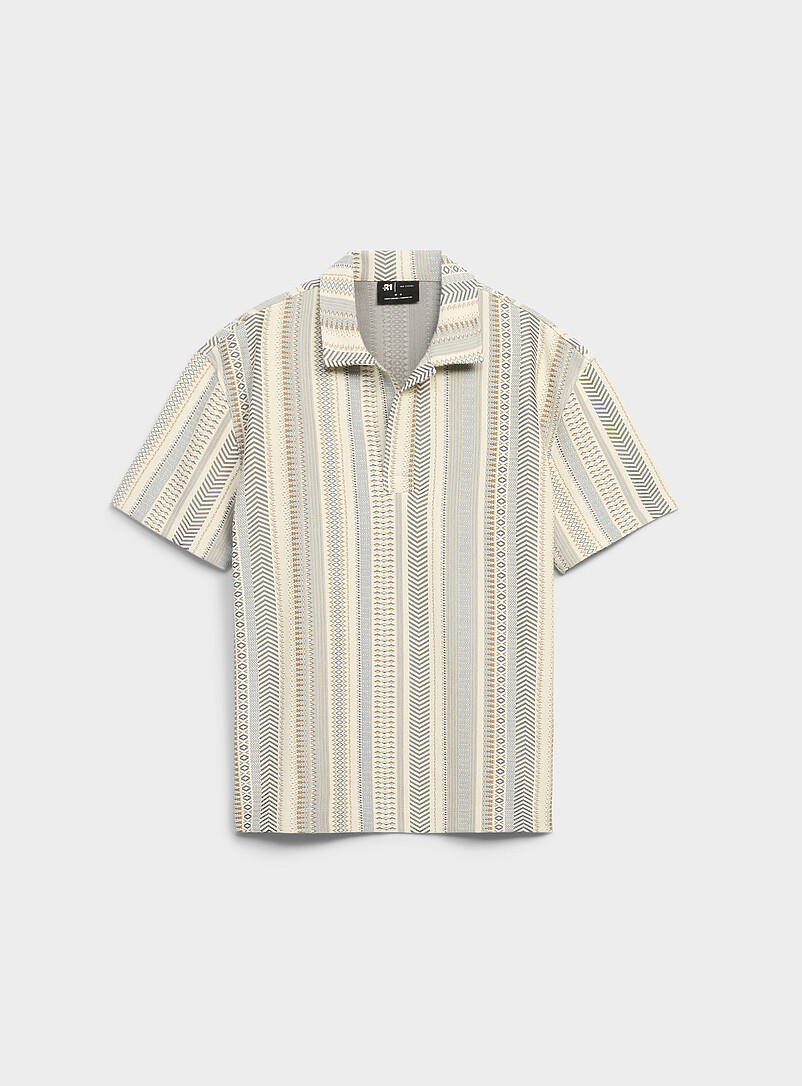 Nomad jacquard polo Comfort fit product image (primary)